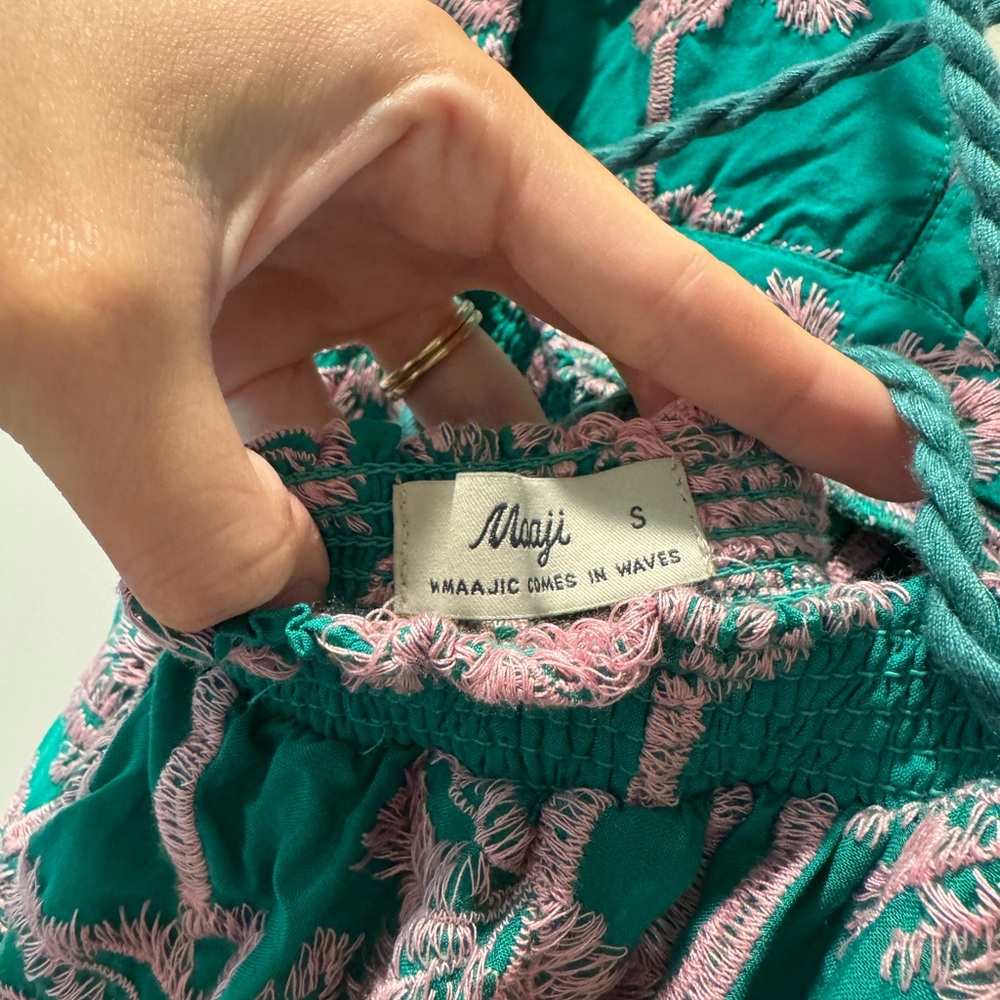 Maaji Teal and Lilac Beachy Maxi Dress - Picture 5 of 5